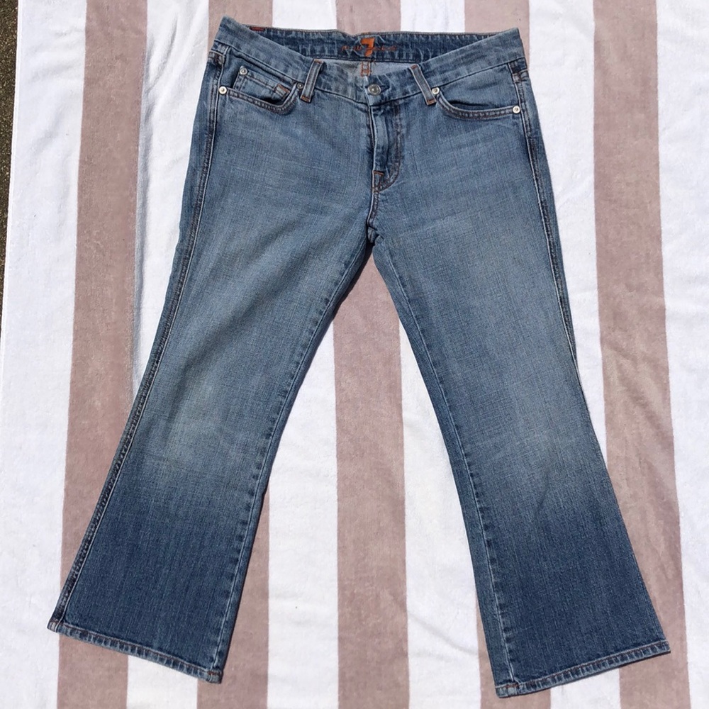 Women’s 7 For All Mankind Low Rise Crop Jeans